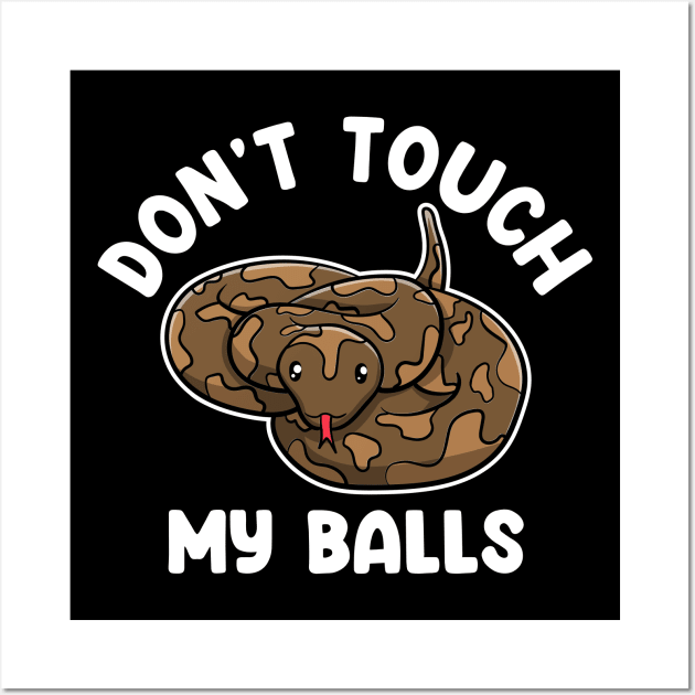 Don't Touch My Balls Wall Art by maxcode